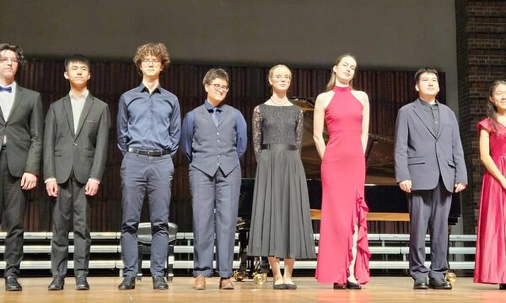 Studierende aus Wiesbaden und Wrocław gestalten gemeinsamen Klavierabend Studierende aus Wiesbaden und Wrocław gestalten gemeinsamen Klavierabend